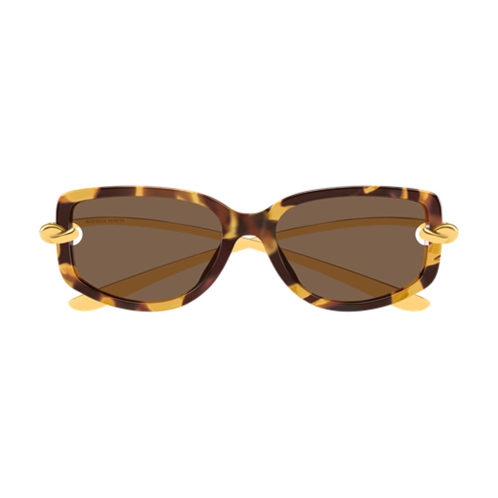 Bottega Veneta Eyewear BV1440SA Sunglasses — Tortoiseshell