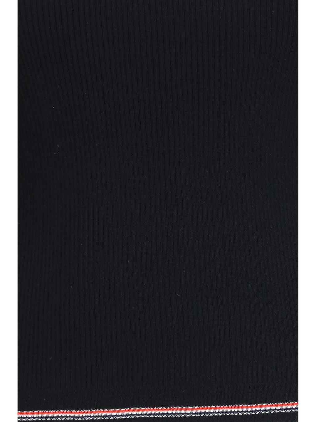 Thom Browne Ribbed Merino Wool Tank Top — Black