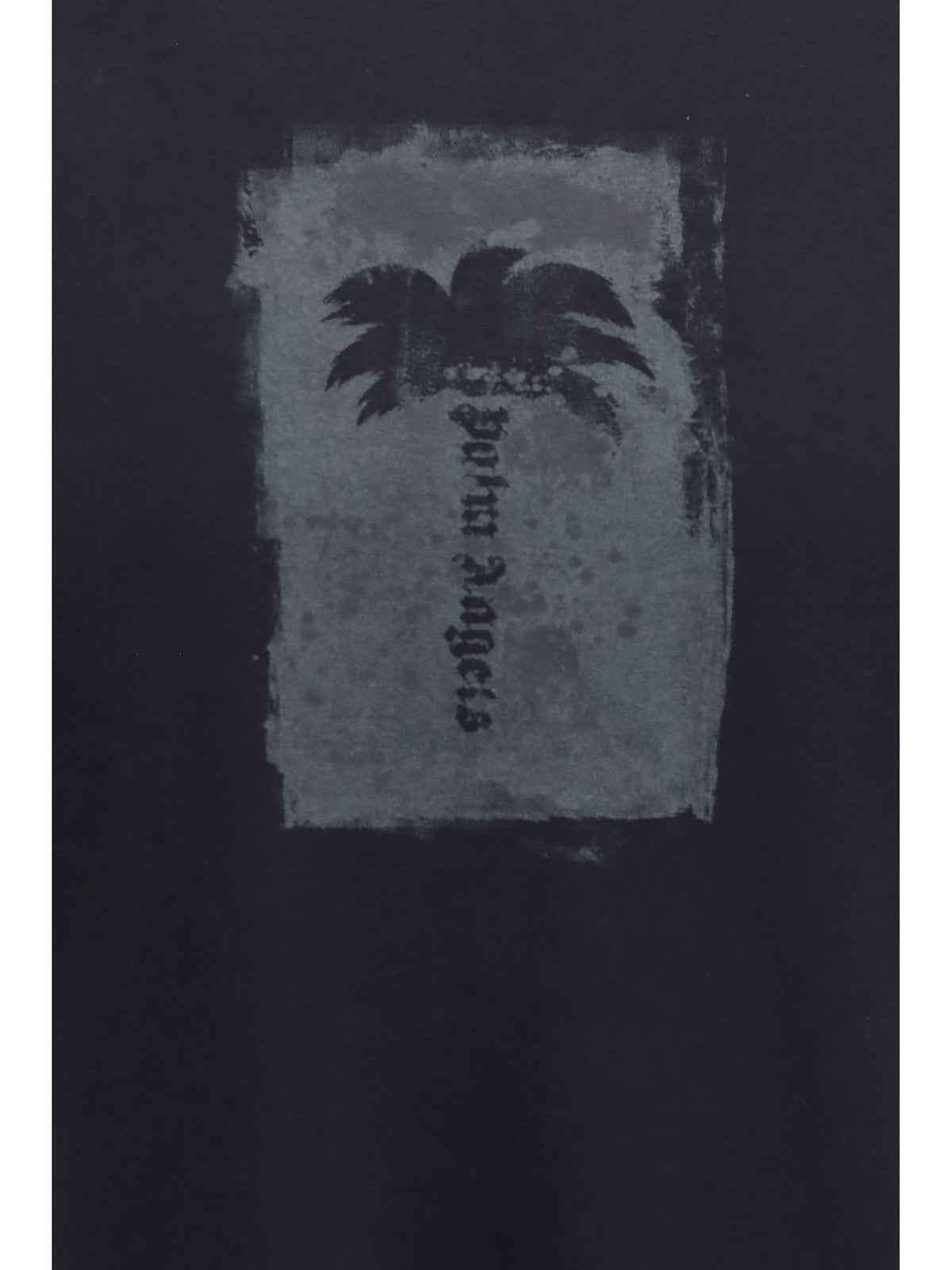 Palm Angels Graphic Print Cotton T-Shirt — Black