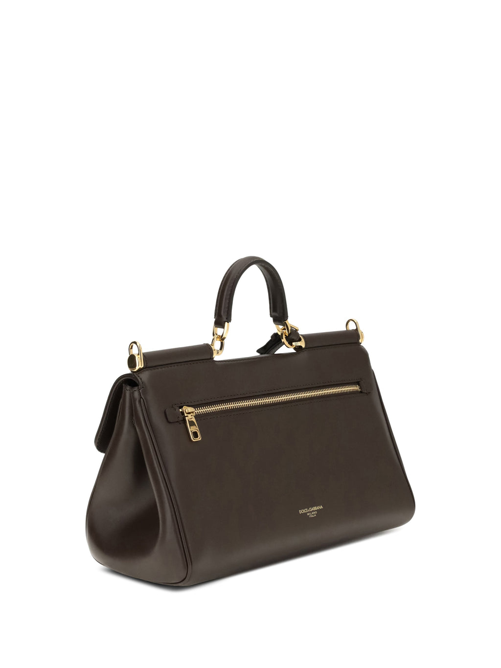 Dolce & Gabbana My Sicily Top Handle Bag — Brown