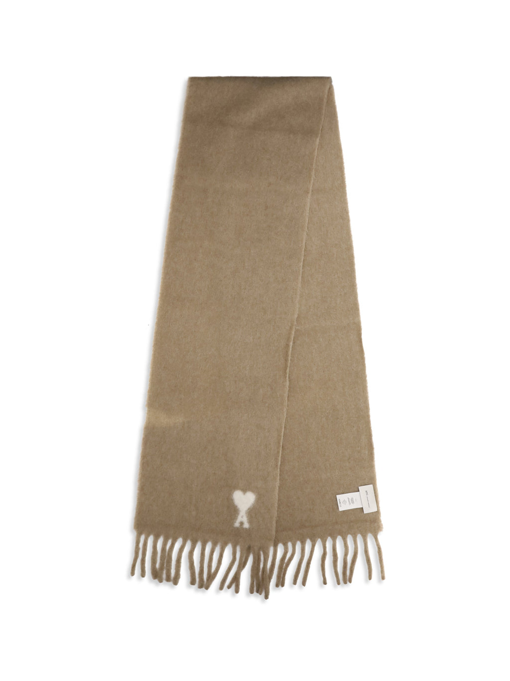 AMI Paris Scarf — Beige