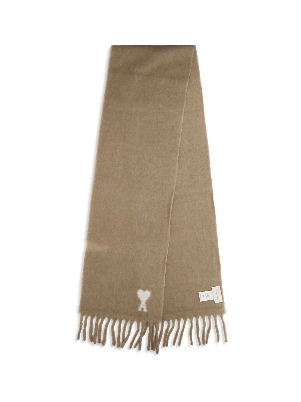 AMI Paris Scarf — Beige