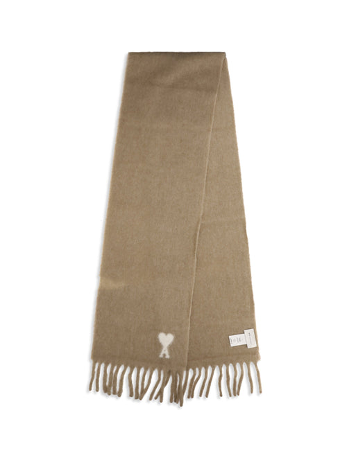 AMI Paris Scarf — Beige
