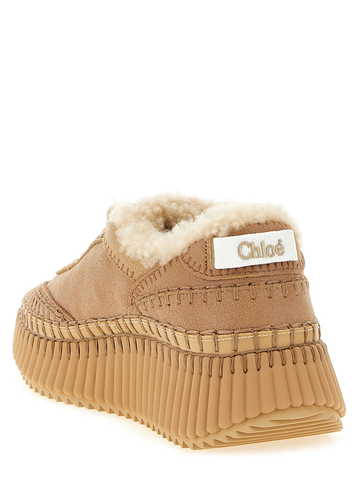 Chloé Nama Sneakers — Camel