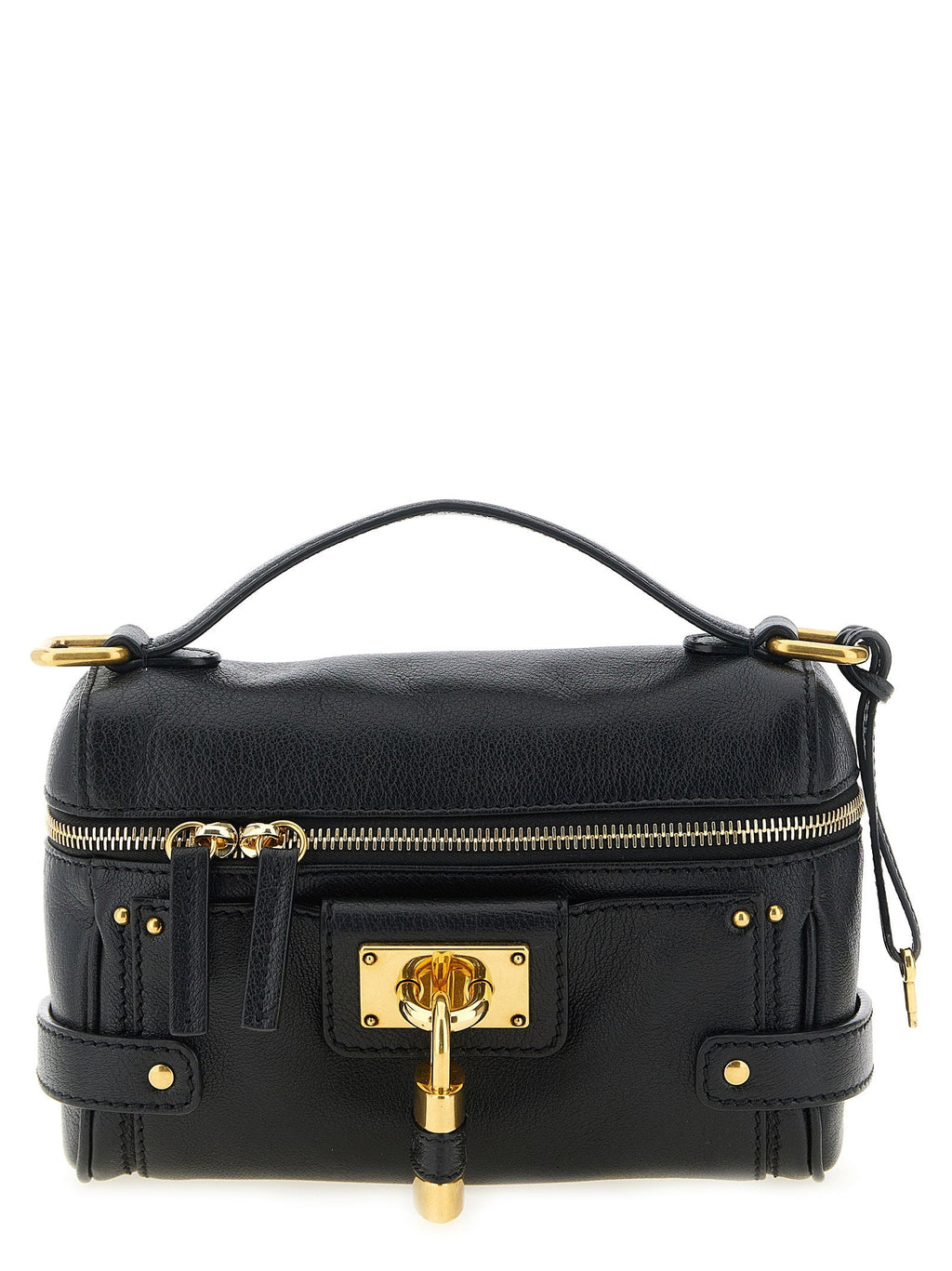 Chloé Vanity Paddington Shoulder Bag — Black