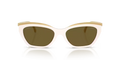 Chanel Eyewear CH4299 Cat-Eye Frame Sunglasses — White