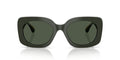 Chanel Eyewear CH5563B Squared-Frame Sunglasses — Dark Green