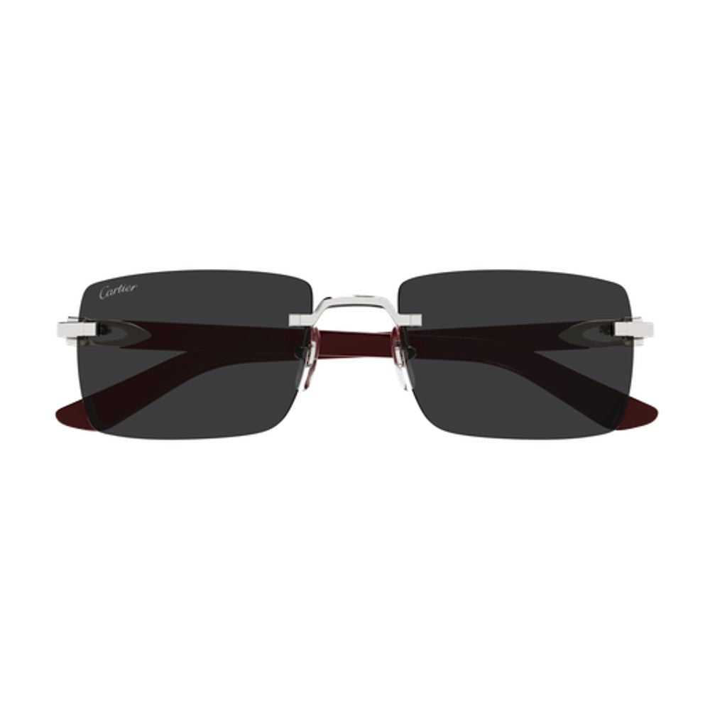 Cartier Eyewear CT0579S Rectangular Sunglasses — Brown