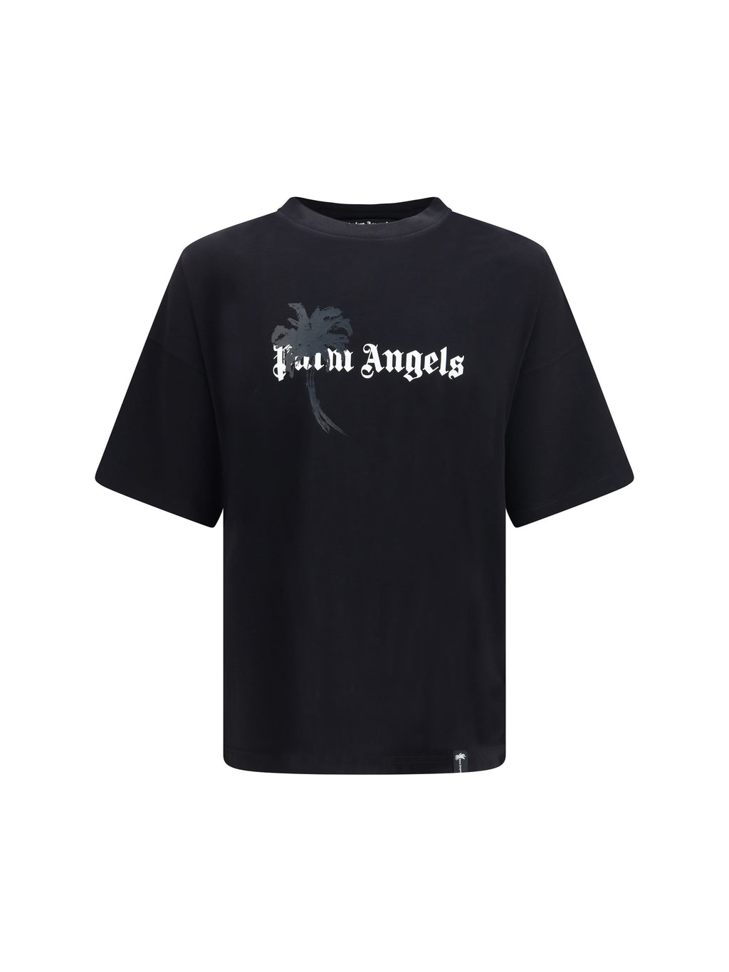 Palm Angels Graphic Logo Print T-Shirt — Black