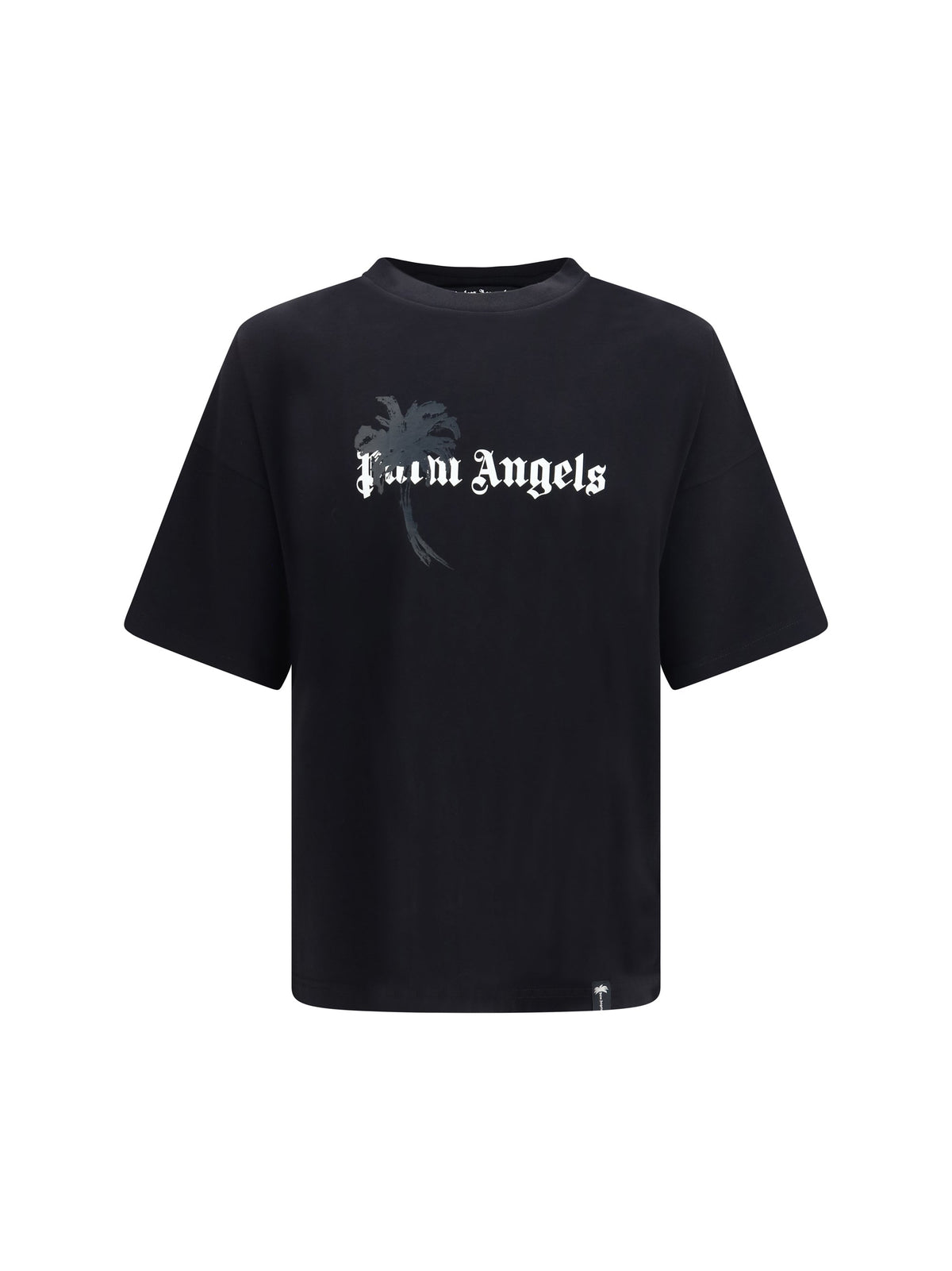 Palm Angels Graphic Logo Print T-Shirt — Black