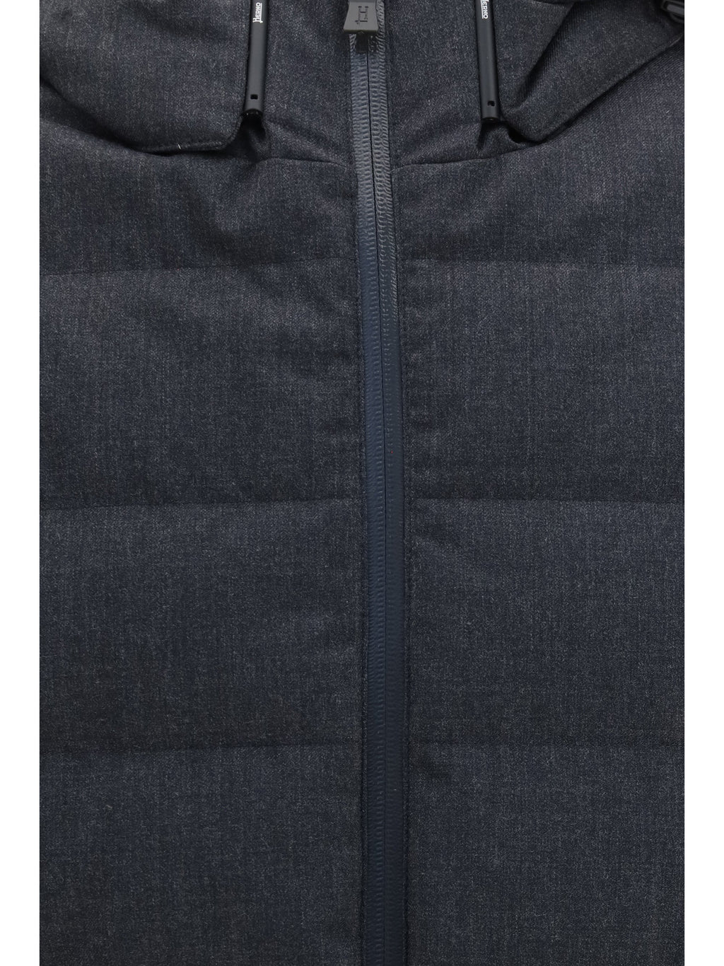Herno Padded Hooded Down Jacket — Gray