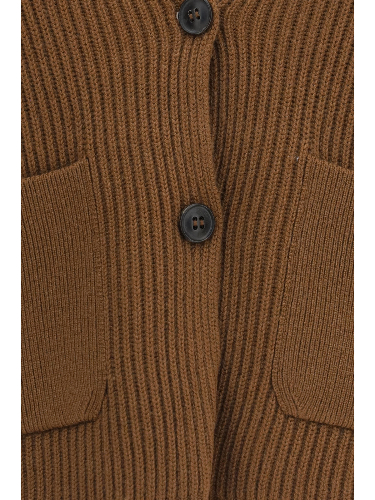 Max Mara Studio Filtro Cardigan — Brown
