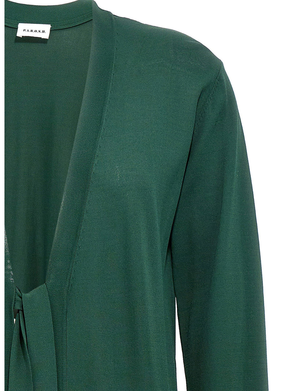 P.A.R.O.S.H. Viscose Blend Cardigan — Green