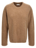 P.A.R.O.S.H. Cashmere Crewneck Sweater — Camel