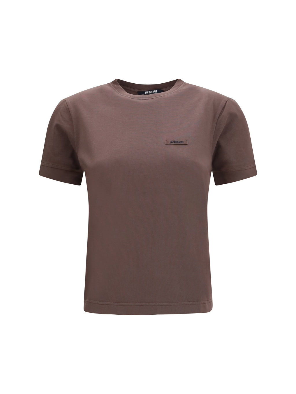 Jacquemus Monogram-Patched T-Shirt — Brown