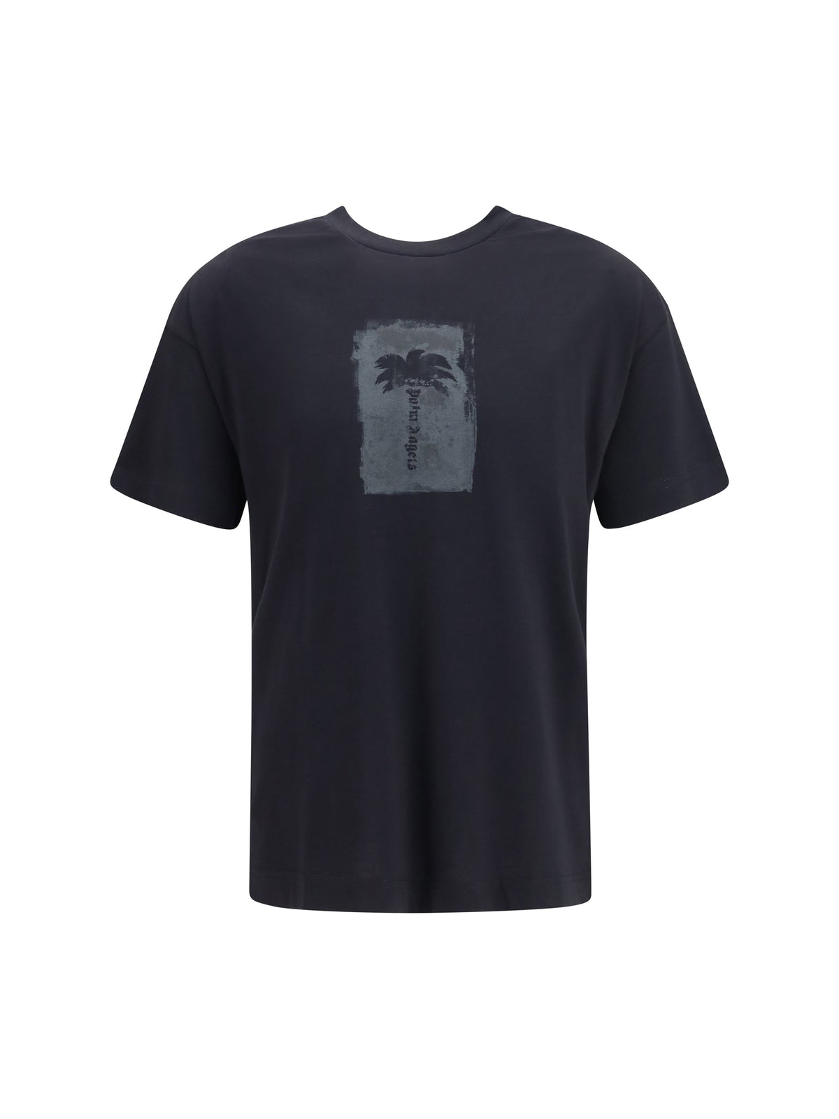 Palm Angels Graphic Print Cotton T-Shirt — Black