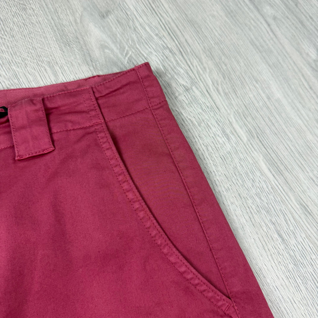 CP Company Cargo Shorts - Red Bud