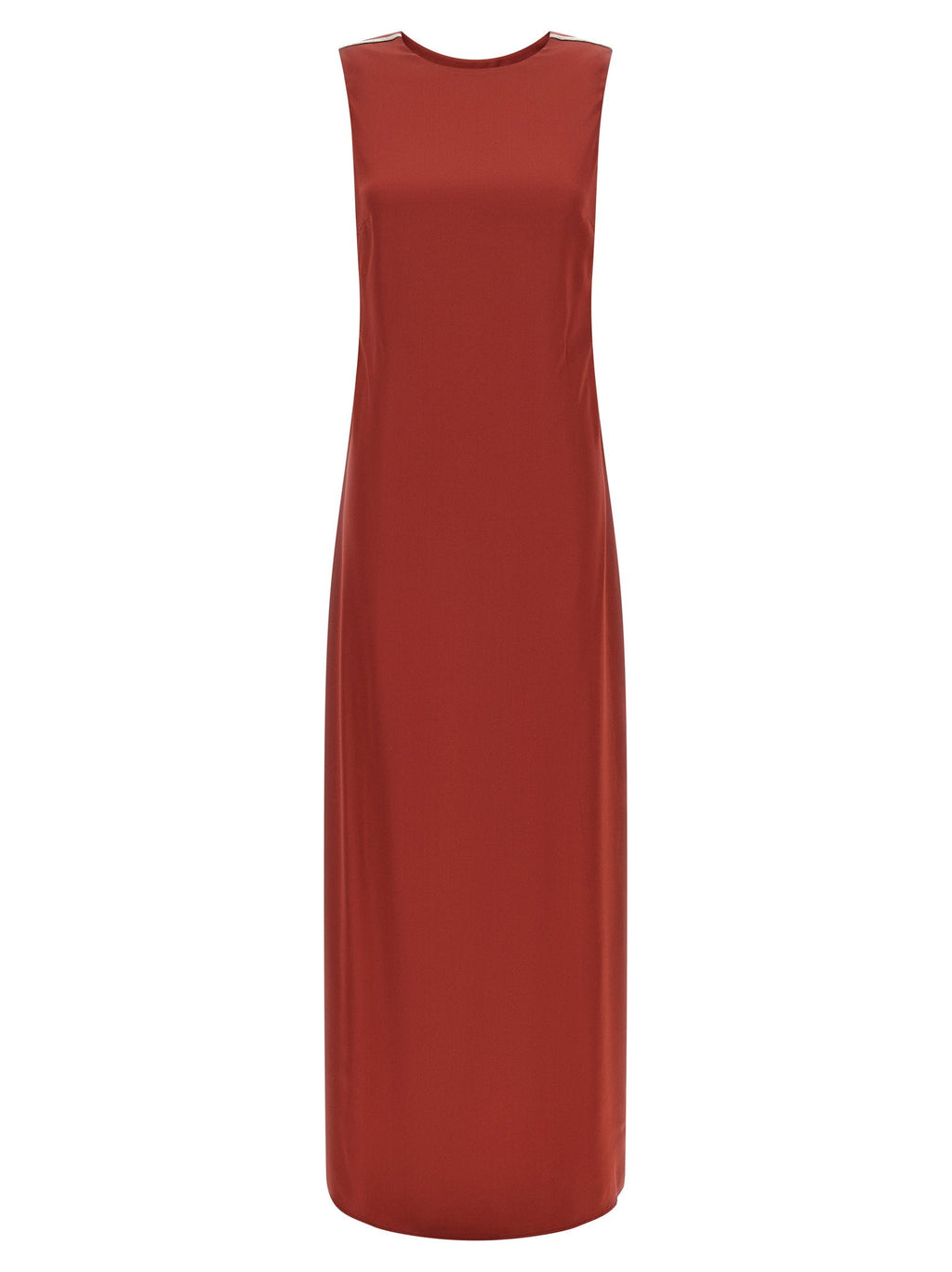 Peserico Punto Luce Dress — Rust