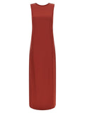 Peserico Punto Luce Dress — Rust