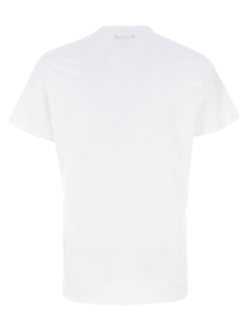 Balmain Logo-Embossed Organic Cotton T-Shirt — White