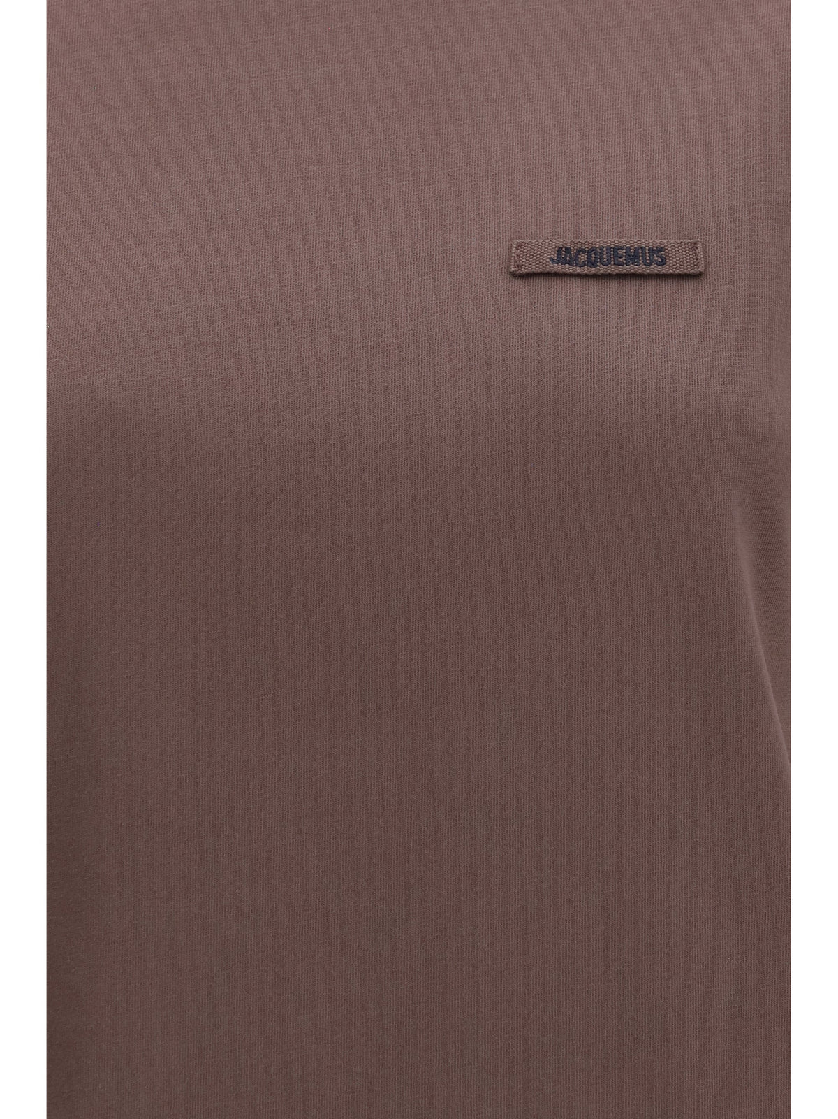 Jacquemus Monogram-Patched T-Shirt — Brown