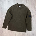 CP Company Knit Sweatshirt - Ivy Green