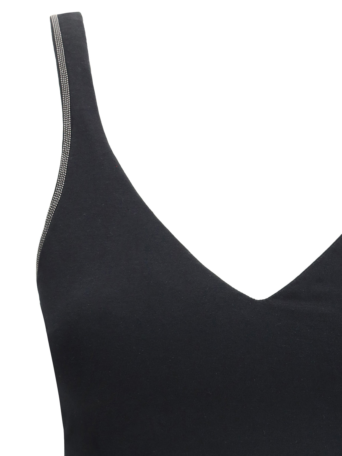Brunello Cucinelli Jewel-Embellished Cotton Tank Top