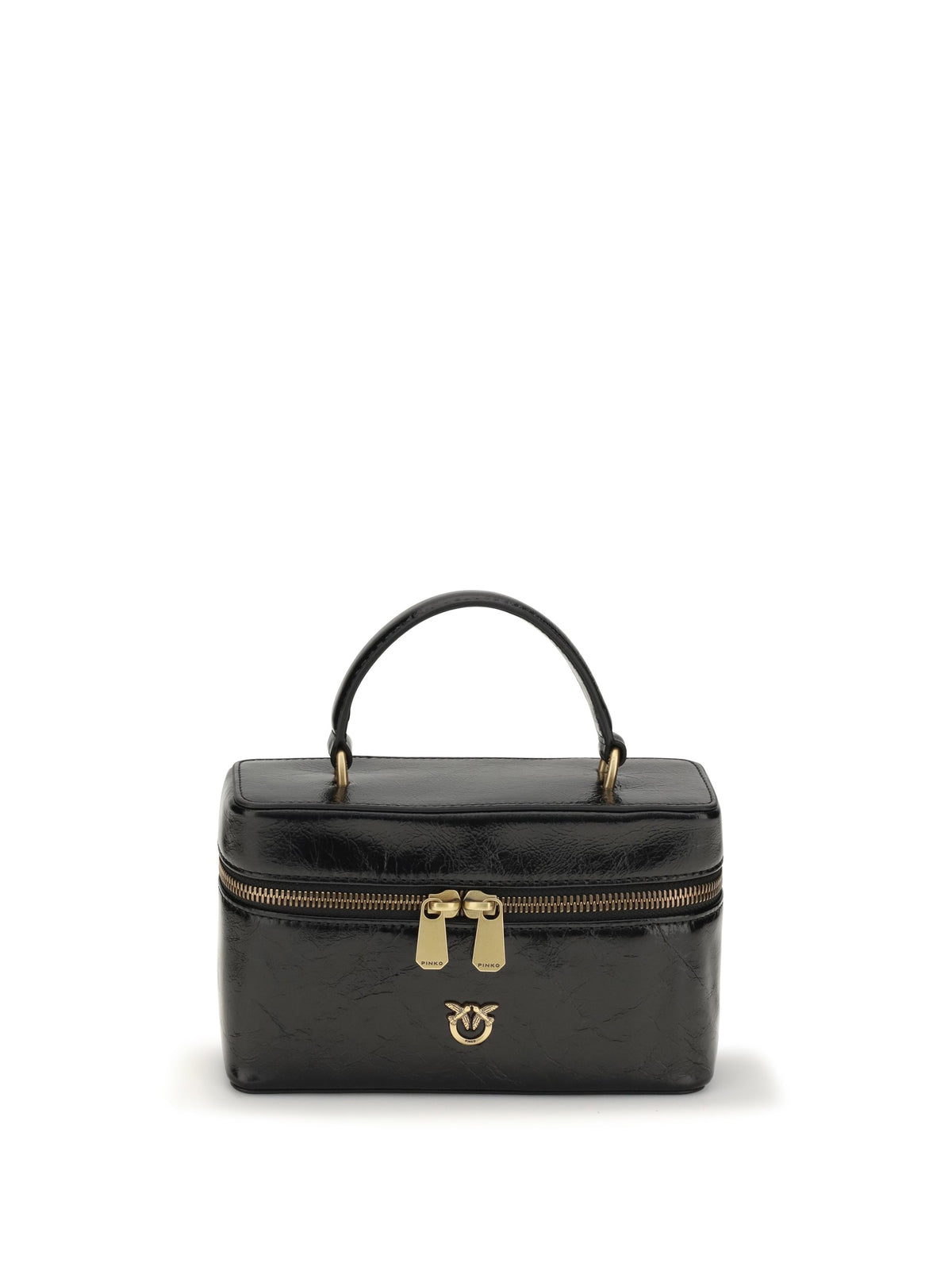 Pinko Vanity Top Handle Bag — Black