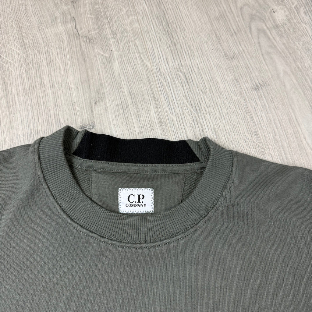 CP Company Raised Fleece Sweatshirt - Gunmetal