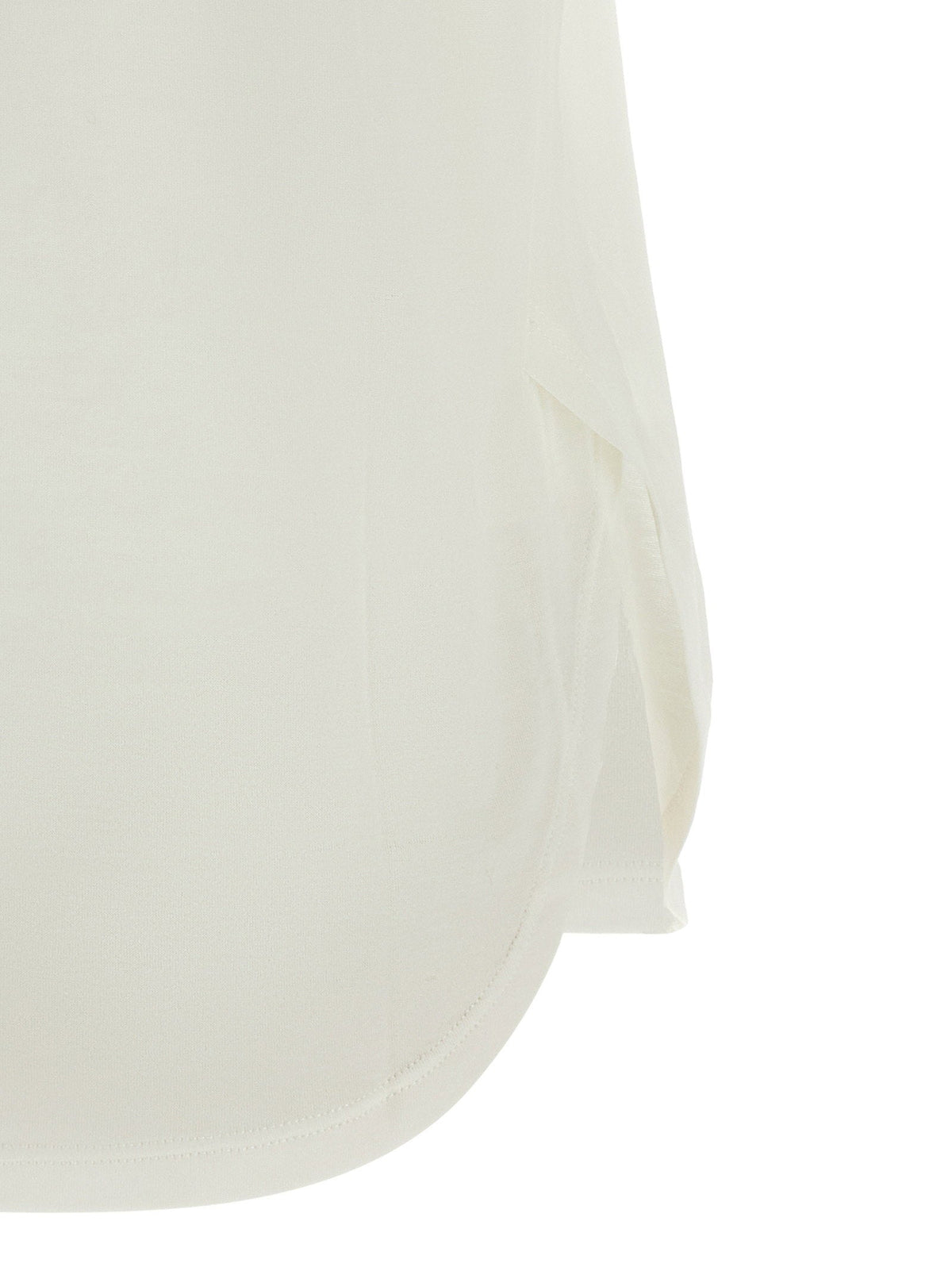 Fendi Logo-Print T-Shirt — Ivory