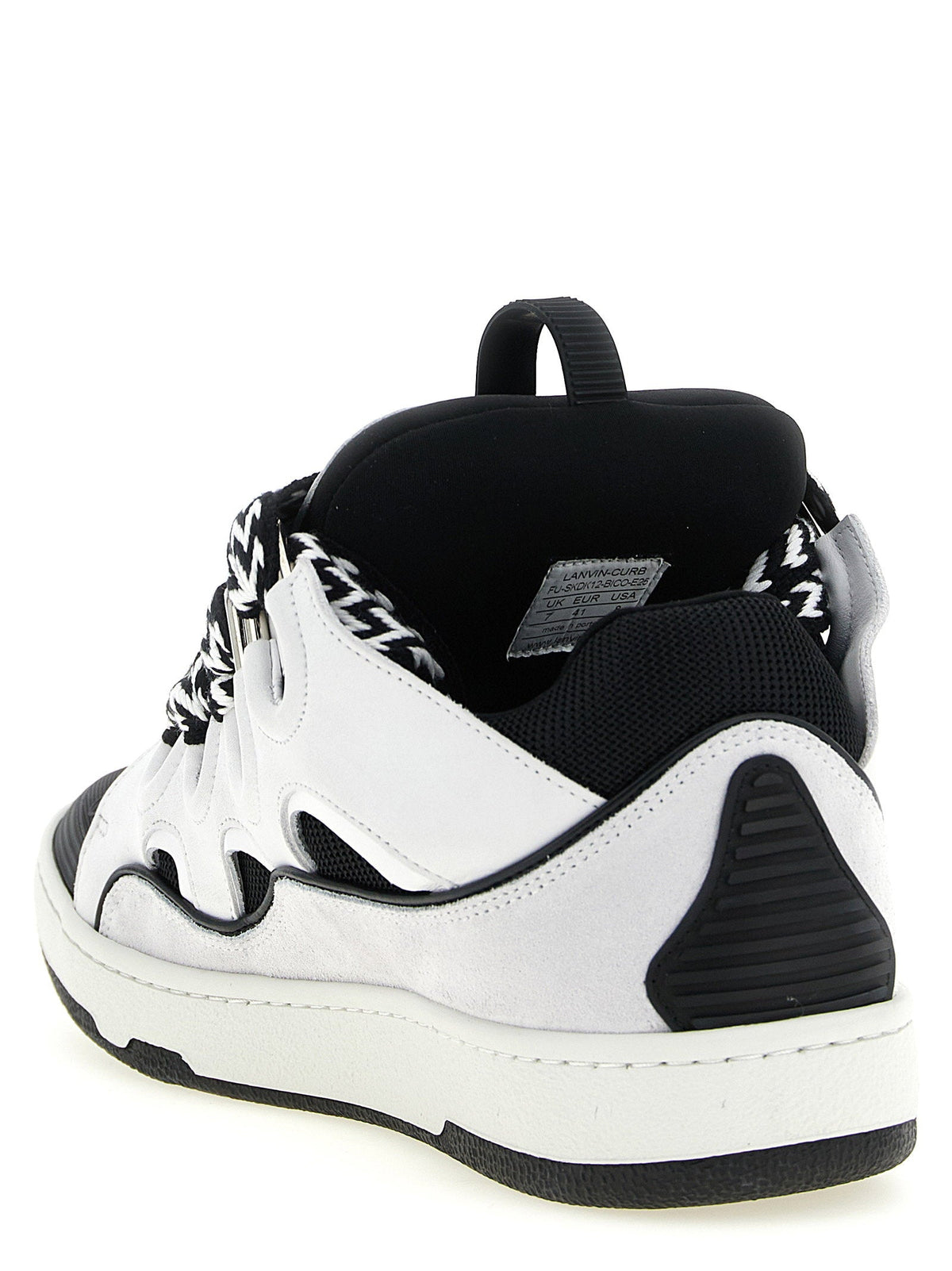 Lanvin Curb Sneakers — White