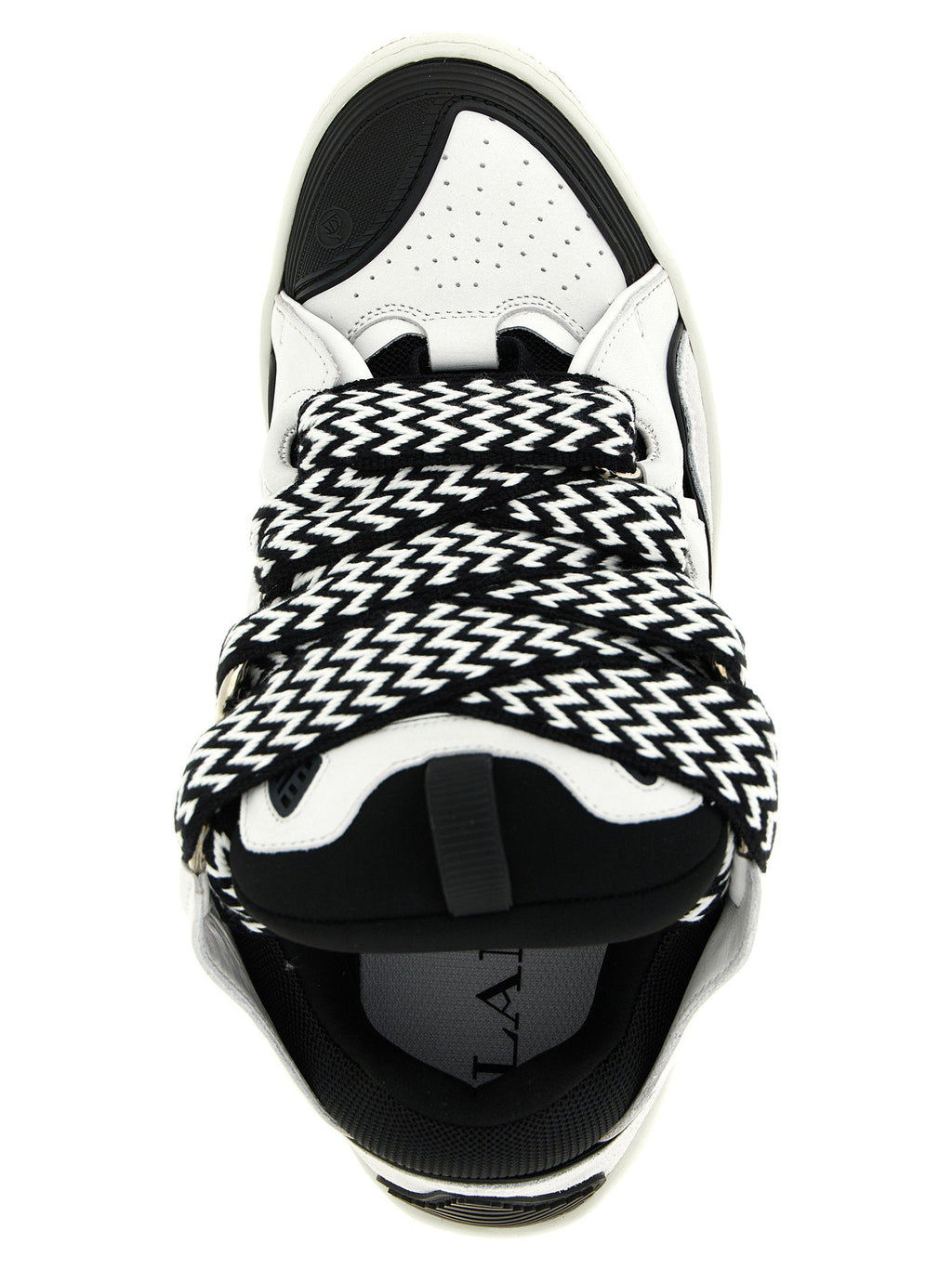 Lanvin Curb Sneakers — White
