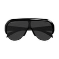Gucci Eyewear GG2023S Geometric-Frame Logo-Embossed Sunglasses — Black
