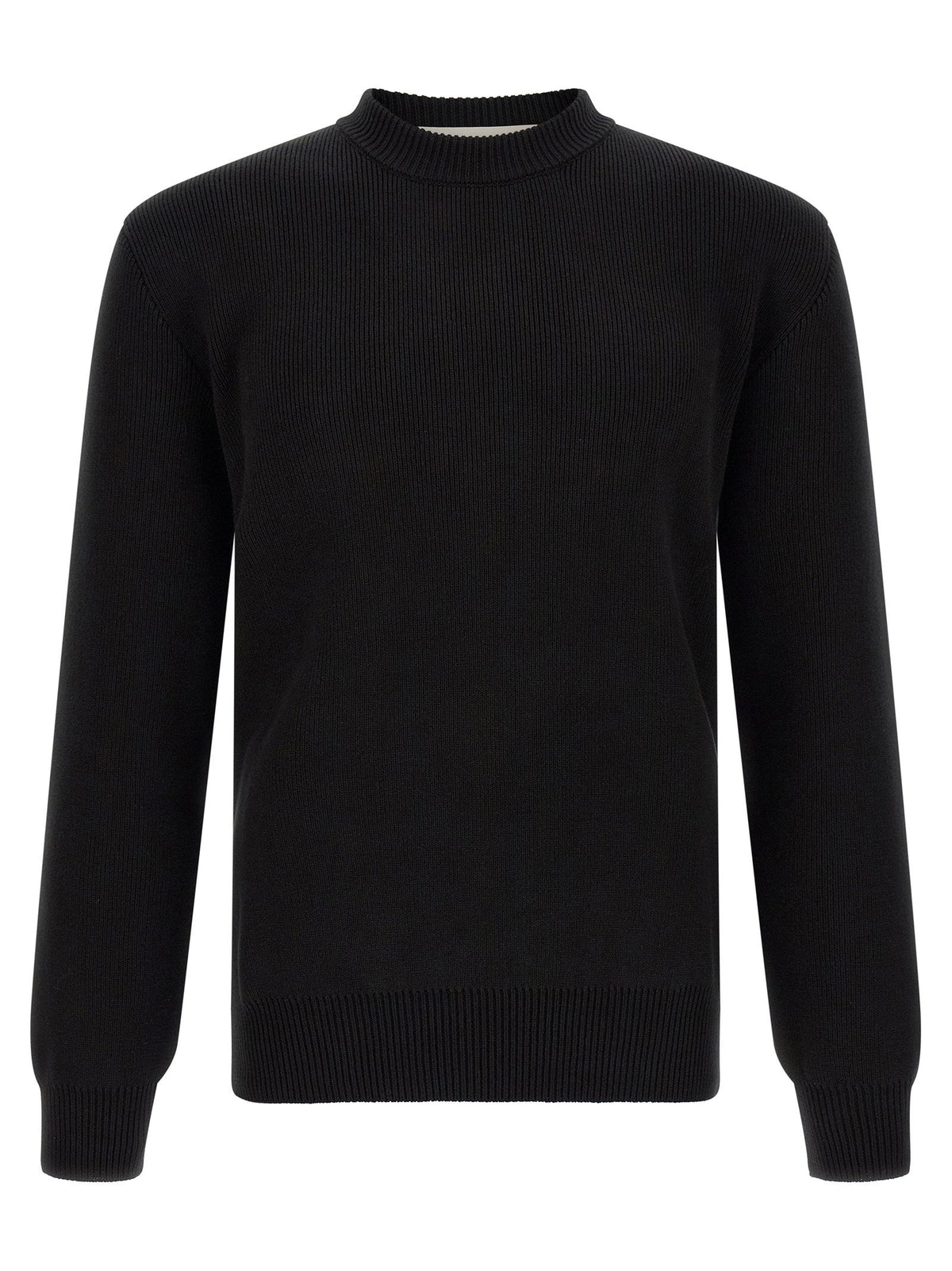 Golden Goose Ribbed Organic Cotton Sweater — Black