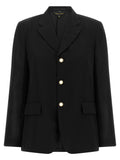 Comme Des Garcons Jewel Button Blazer — Black