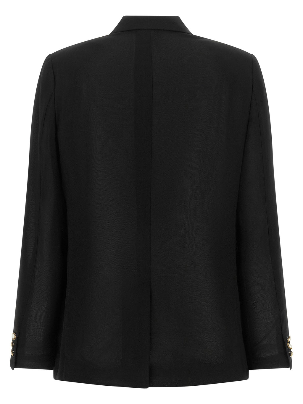 Comme Des Garcons Jewel Button Blazer — Black
