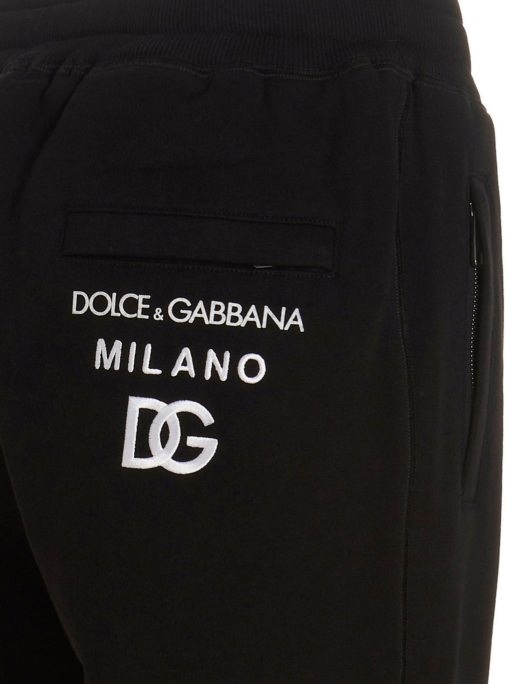 Dolce & Gabbana Cotton DG Essential Joggers — Black