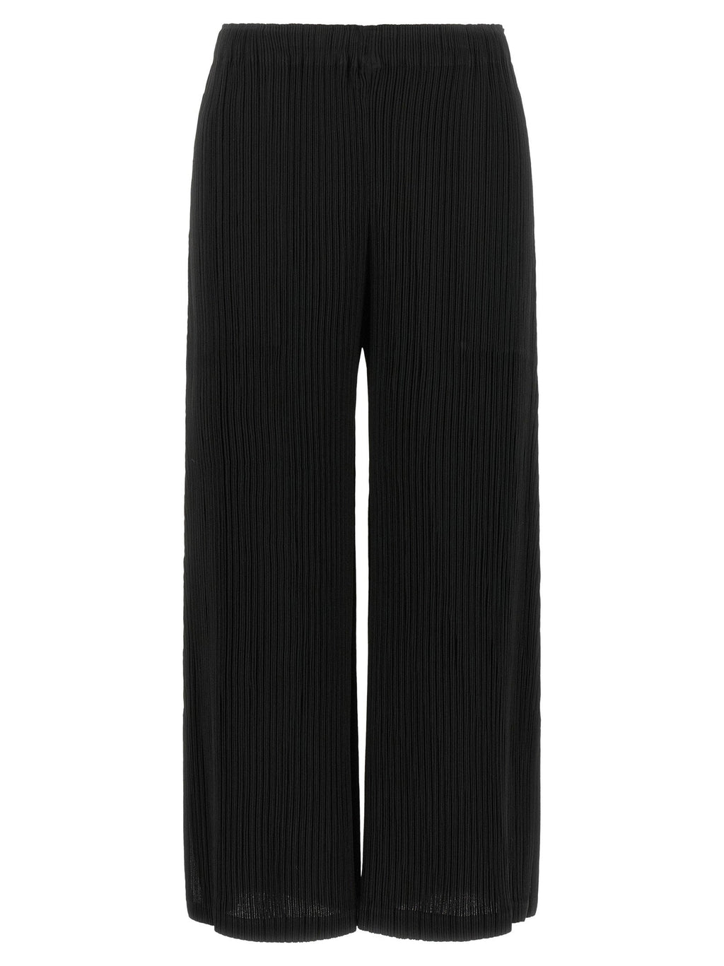 Issey Miyake Hatching Bottoms Trousers — Black