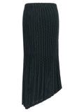 Issey Miyake Unfurling Pleats Skirt — Navy