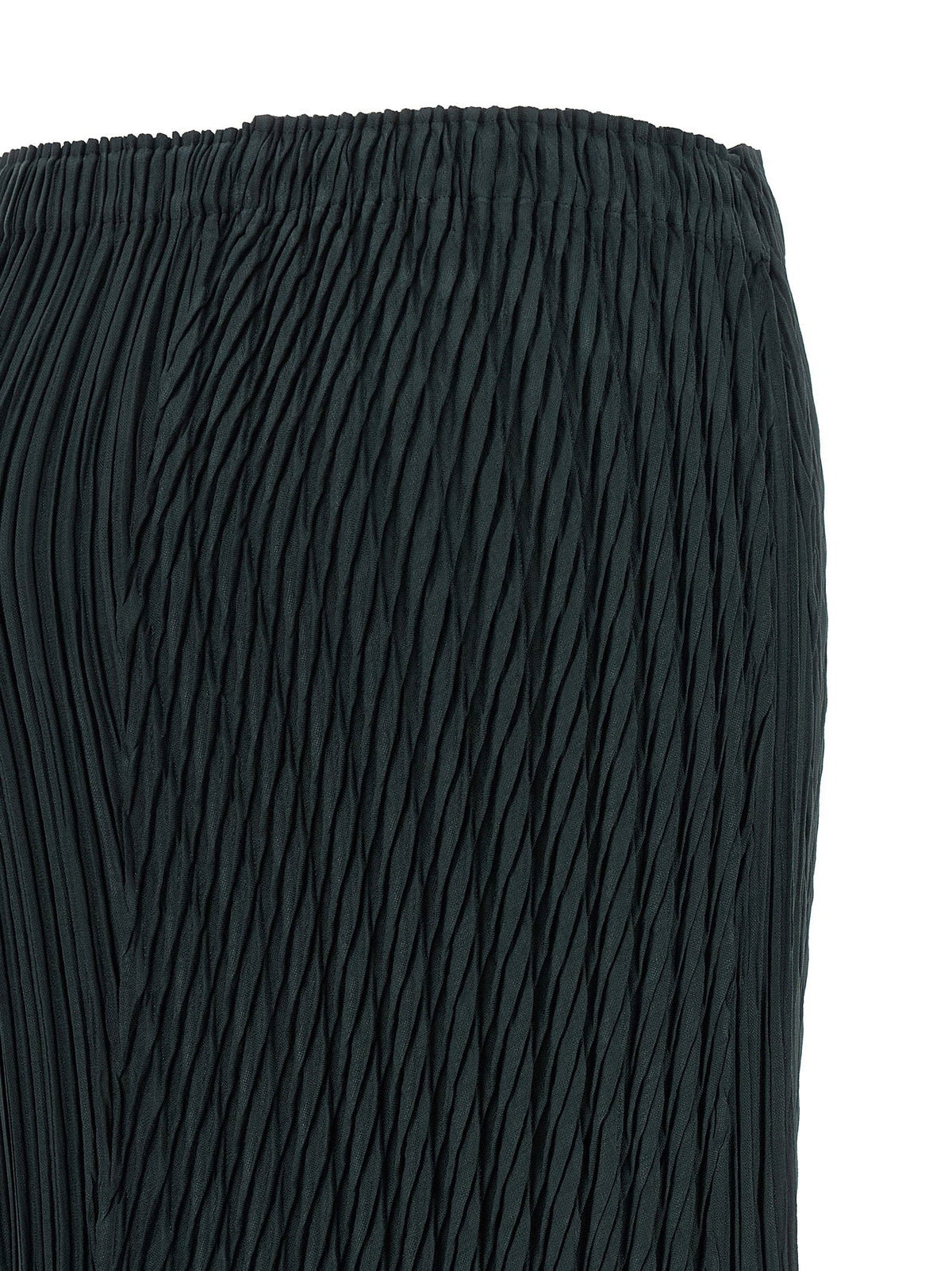 Issey Miyake Unfurling Pleats Skirt — Navy