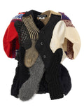 Junya Watanabe Patchwork Jacquard Cardigan — Black