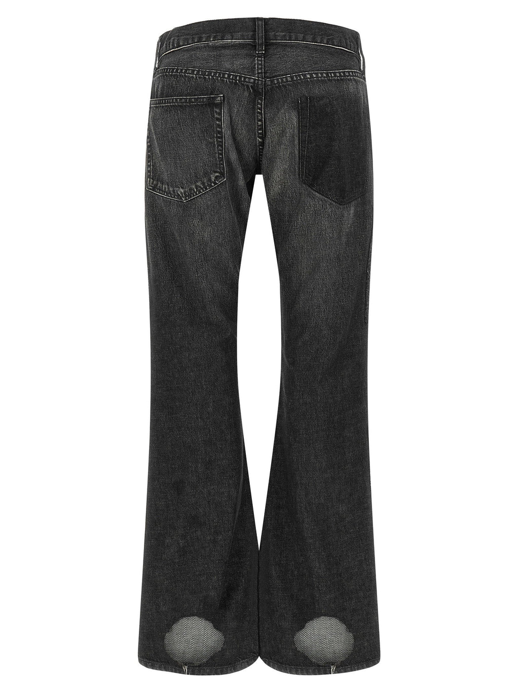 Junya Watanabe Patchwork Deconstructed Jeans — Gray