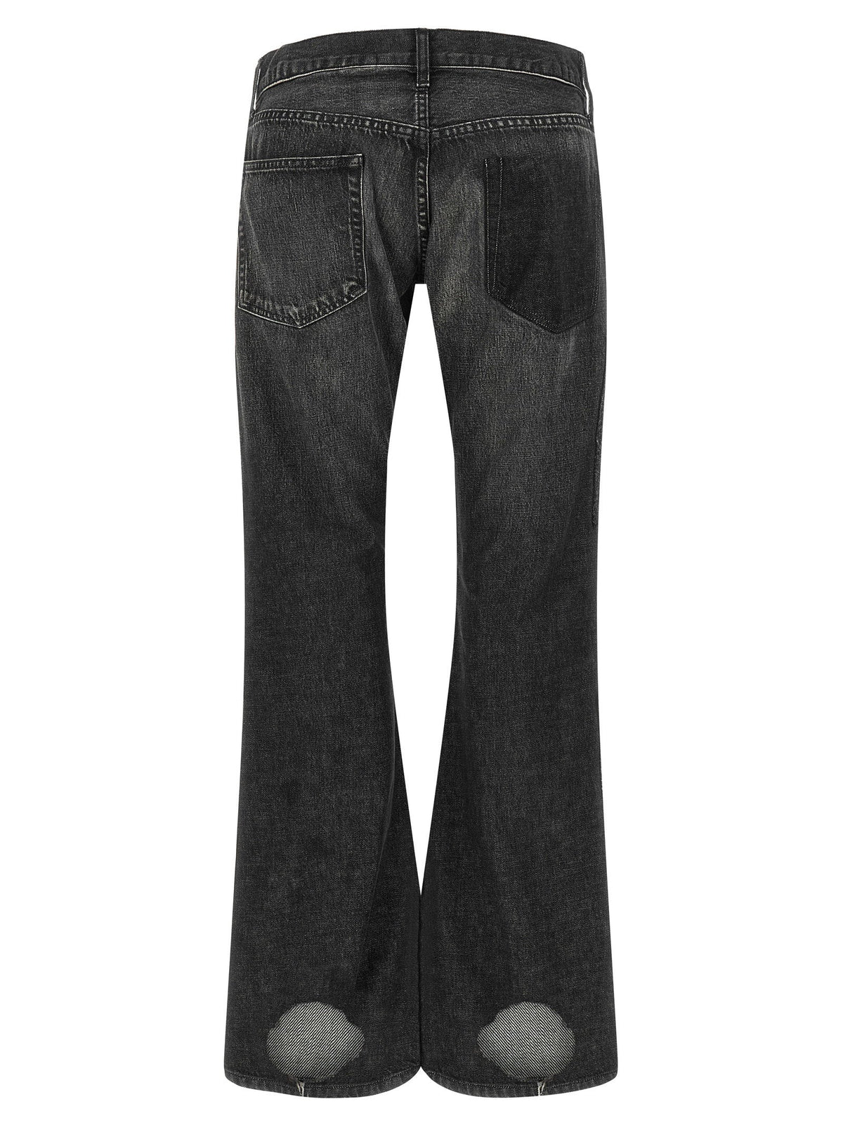Junya Watanabe Patchwork Deconstructed Jeans — Gray