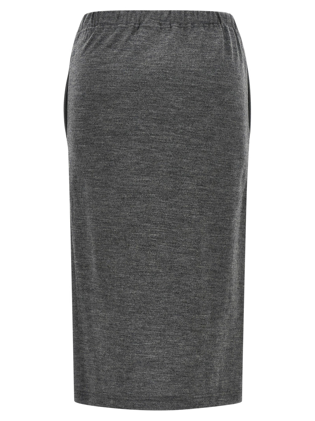 Junya Watanabe Mélange Wool Skirt — Gray