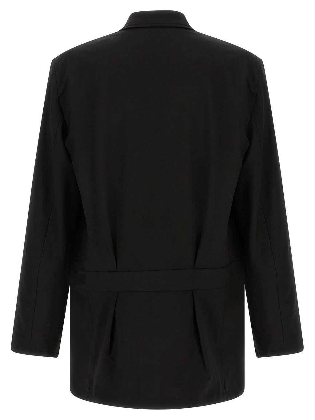 Y-3 Wool Blend Workwear Jacket — Black