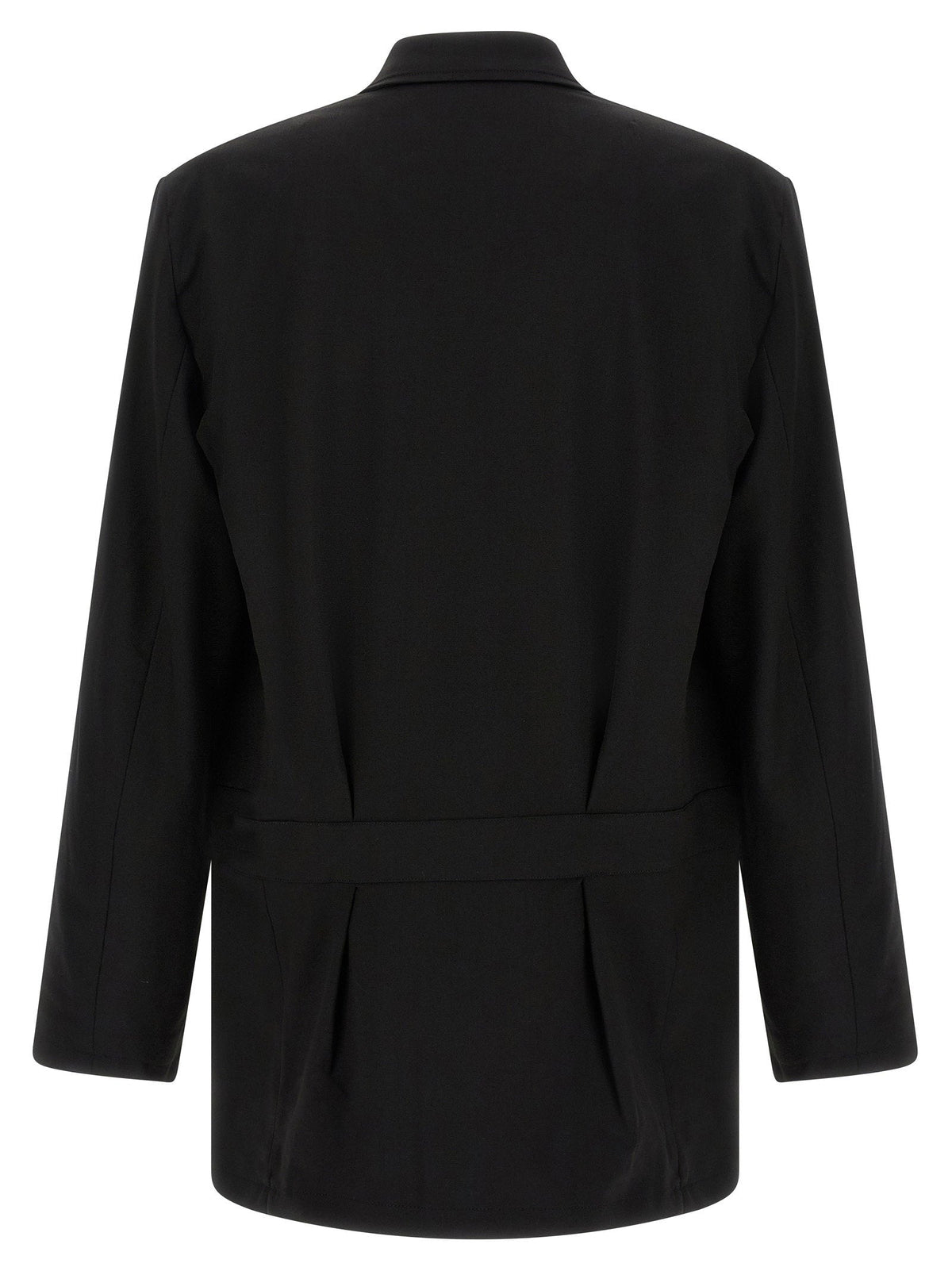 Y-3 Wool Blend Workwear Jacket — Black