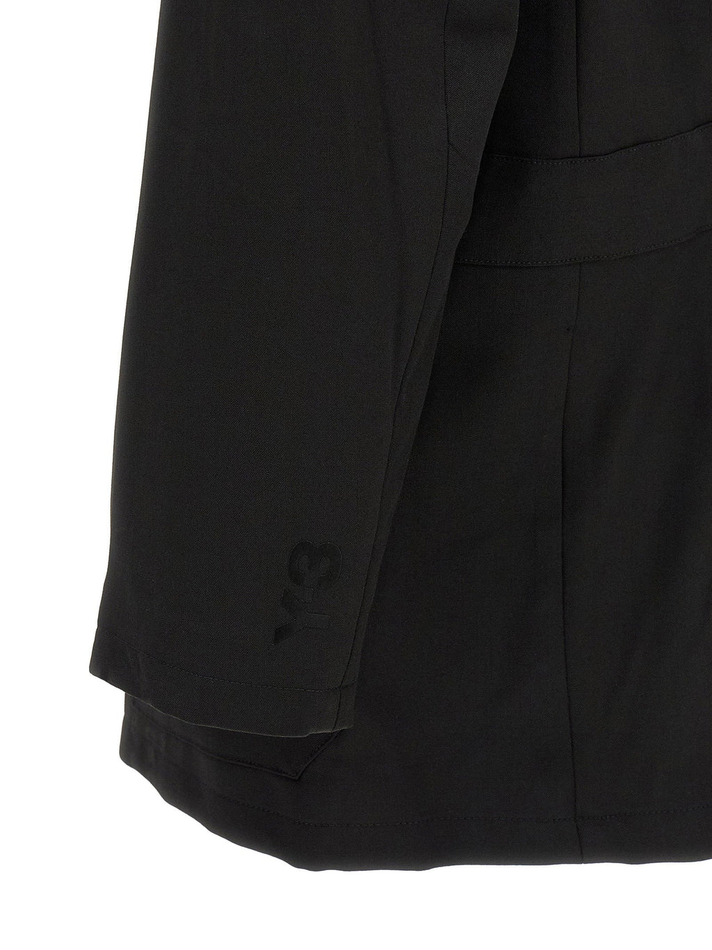 Y-3 Wool Blend Workwear Jacket — Black