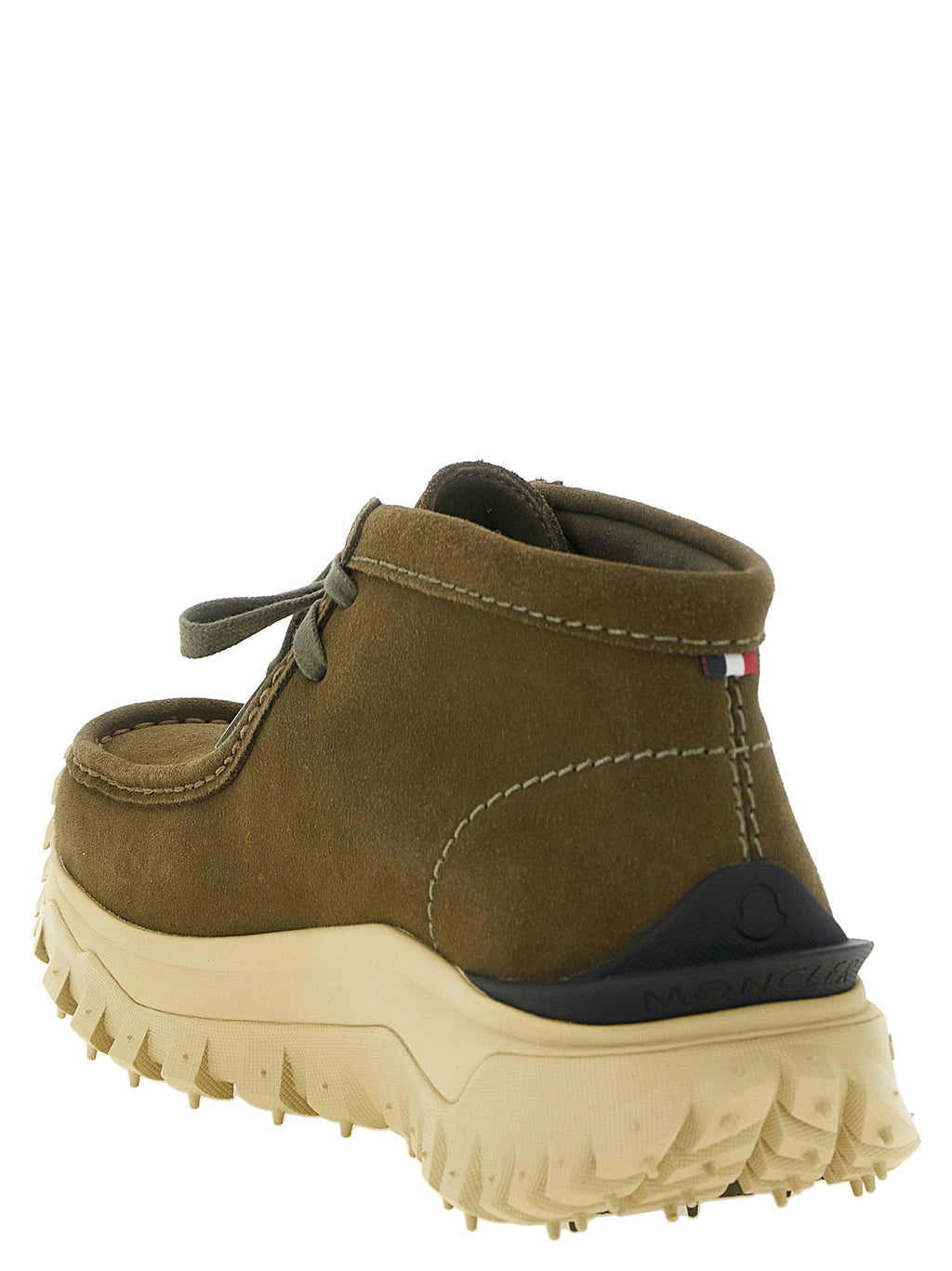 Moncler Trailgrip Wallabee GTX Ankle Boot — Olive Green