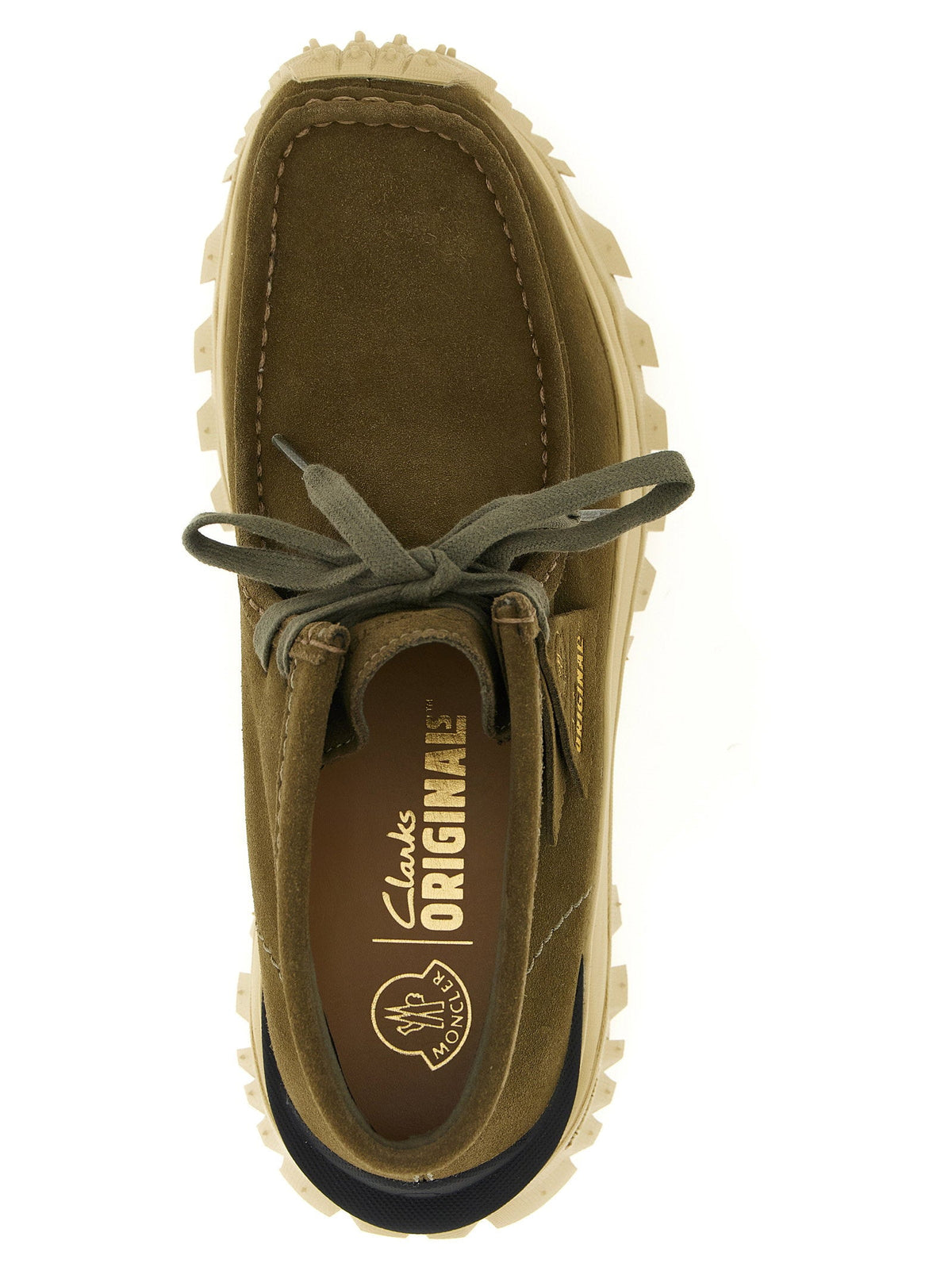 Moncler Trailgrip Wallabee GTX Ankle Boot — Olive Green