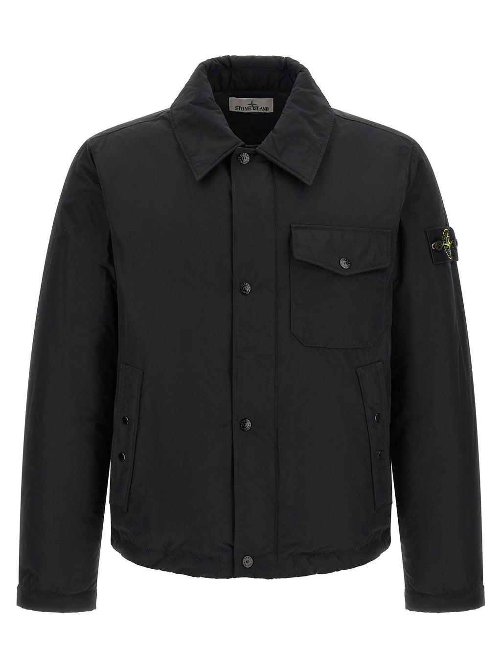 Stone Island Padded Technical Overshirt — Black